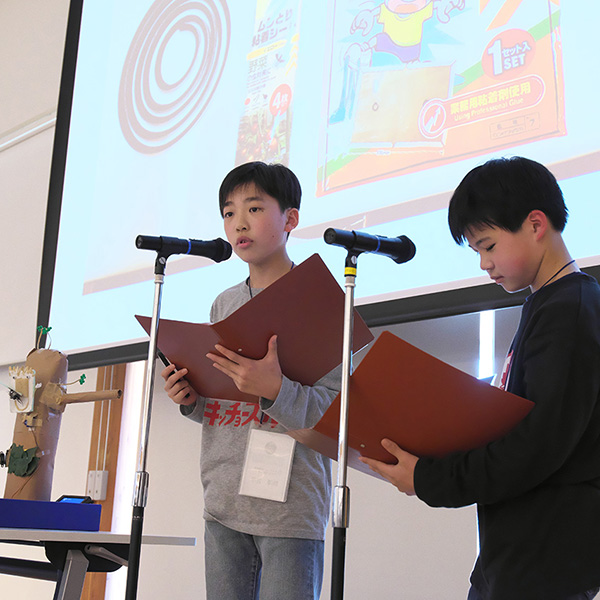 プレゼンで作品をアピール